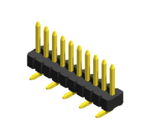  Pin Header 1.27mm  H=1.0，1.5，2.0；2.5mm  SMT Type 